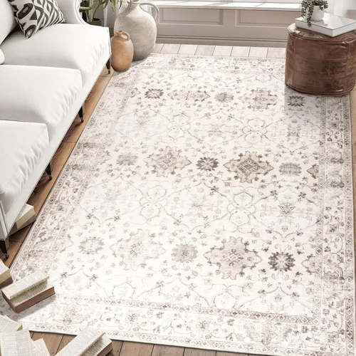 Miniatura 57 de ReaLife Rugs Alfombra pasillo lavable a máquina - Sala de estar, dormitorio, baño, cocina, entrada, oficina - Acolchada de pelo bajo, resistente a
