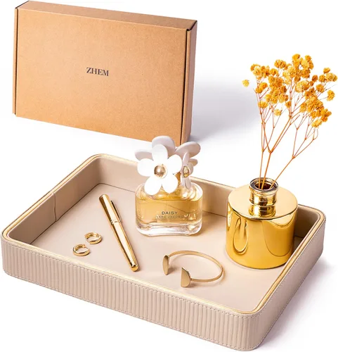 Miniatura 5 de Bandeja de perfume, organizador de mesita de noche, organizador de perfumes, bandejas de perfume para tocador, bandeja de tocador para tocador
