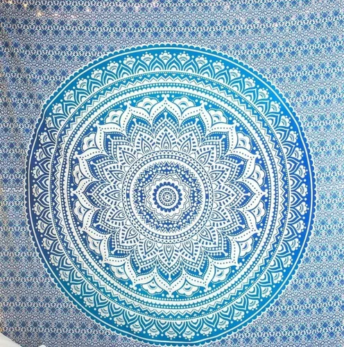 Miniatura 15 de ANJANIYA - Tapiz para colgar en la pared, diseño de mandala, nuevo sombreado dorado, decoración de dormitorio, metálico, hippy, arte de muro
