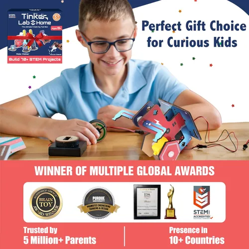 Miniatura 7 de Butterfly EduFields - Kits de proyectos STEM jumbo con más de 70 actividades para niños de 12 a 14 años Kits de ingeniería y robótica STEM