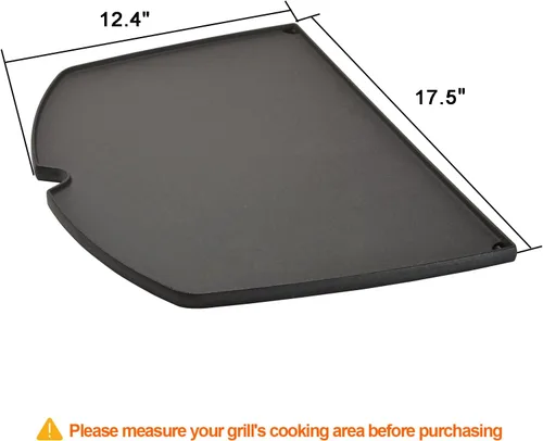 Miniatura 2 de Stanbroil Parrilla de hierro fundido para parrillas de gas Weber Q300 Q320 Q3000 Q3100 Q3200 Series, pieza de repuesto para Weber 6506