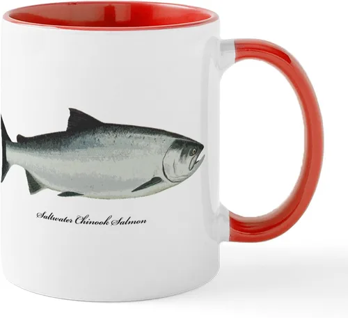 Miniatura 17 de CafePress Chinook King Salmon Mug 11 oz (325 ml) Ceramic Coffee Mug