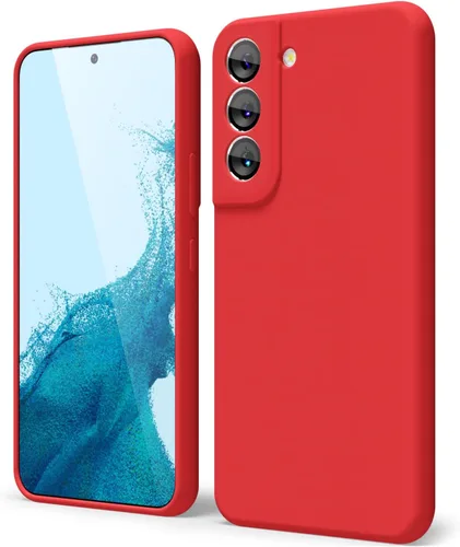 Miniatura 17 de oakxco Funda para teléfono Samsung Galaxy S21 Ultra con agarre de silicona líquida, bonita funda delgada y delgada de goma suave de TPU lisa