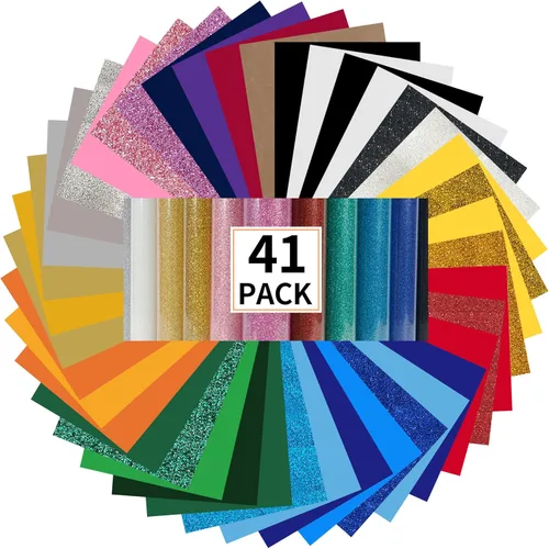 Miniatura 47 de Guangyintong Rollos de Vinilo Amarillo de Transferencia de Calor HTV, 12" x 8 pies, Superficie Brillante de Vinilo para Planchar en Camisetas, Fácil