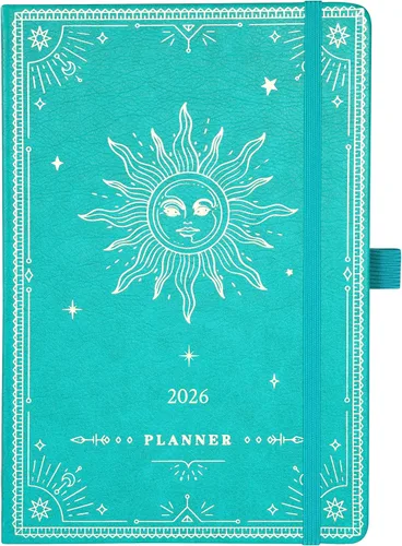 Miniatura 15 de Agenda 2026 – Agenda semanal mensual 2026, enero 2026 a diciembre 2026, 5.75 x 8.25 pulgadas, agenda de piel sintética 2026 con bolsillo trasero