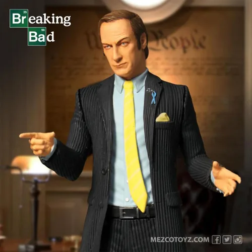 Miniatura 4 de Mezco Toyz Breaking Bad: Saul Goodman Figura, 6 pulgadas