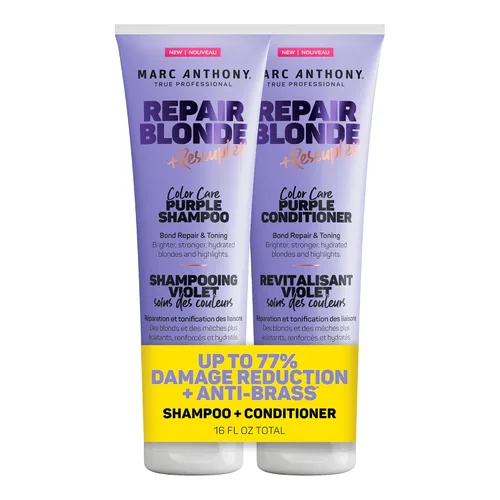 Miniatura 10 de Marc Anthony Set de champú y acondicionador voluminizador con aceite de coco y manteca de karité, cuidado del cabello nutritivo e hidratante