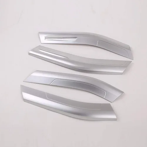 Miniatura 4 de YIWANG - Panel de decoración para puerta de coche (ABS cromado, 4 unidades) para Land Rover Range Rover Evoque 2019 2020, Sin llave de memoria