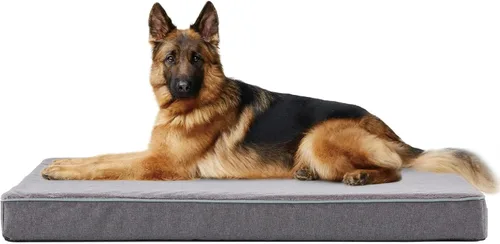 Miniatura 15 de WATANIYA PET Cama grande de espuma viscoelástica para perros, cama ortopédica para perros con espuma de gel refrescante, forro impermeable y funda