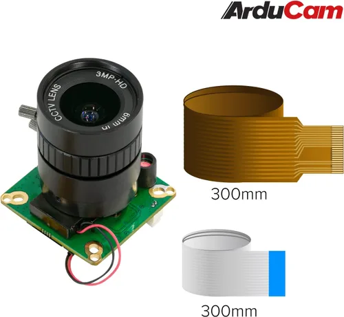 Miniatura 2 de Arducam para cámara Raspberry Pi HQ, módulo de cámara IMX477 de 12.3MP con lente de montaje CS, conmutación automática de corte IR de imagen durante