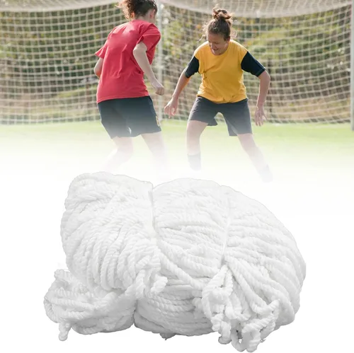 Miniatura 6 de Redes de portería de fútbol deportivo, red de repuesto para entrenamiento de fútbol, cubierta protectora de repuesto para porterías de fútbol, 10 x