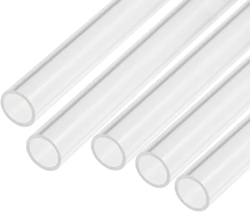 Miniatura 8 de MECCANIXITY Tubo acrílico transparente rígido redondo 9 piezas 0.157 in (5/32 pulgadas) ID 0.315 in (5/16 pulgadas) OD 6" para lámparas y linternas