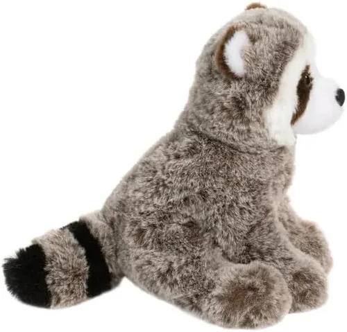 Miniatura 5 de Douglas Mini Rudie Raccoon - Animal de peluche de 7 pulgadas, suave y tierno juguete de mapache del bosque para niños, niños pequeños y amantes