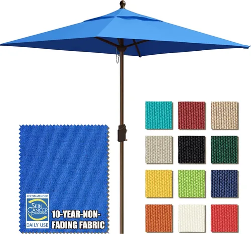 Miniatura 18 de EliteShade USA Sombrilla de Mercado de 9 Pies con Garantía de 10 Años Sin Decoloración, Sombrilla de Patio, Sombrilla de Mesa para Exteriores
