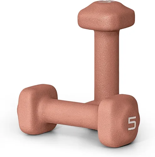 Miniatura 56 de Tone Fitness Pares de Mancuernas de Pesas de Neopreno con Cabeza Cuadrada Antirrodamiento Múltiples Opciones Azul