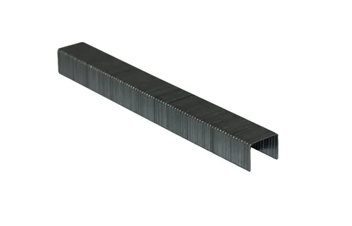 Miniatura 11 de K-777/12, 1/2 pulgada de pierna x 1/2 pulgada de ancho con corona de alicates galvanizados de alta resistencia, 2400 por paquete, para bandejas