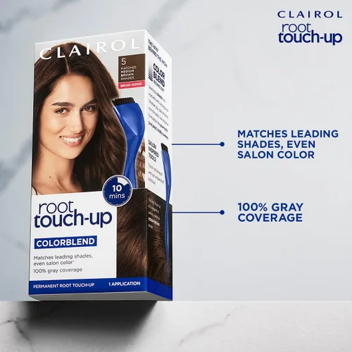 Miniatura 7 de Clairol Root Touch-Up de Nice'n Easy - Tinte permanente para el cabello, color caoba claro 6R/Marrón rojizo claro, paquete de 2 6R castaño
