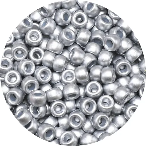 Miniatura 26 de Eppingwin 1000 cuentas de poni, cuentas, cuentas grandes de 0.24 x 0.35 pulgadas, cuentas para el cabello, cuentas para trenzas de cabello, cuentas