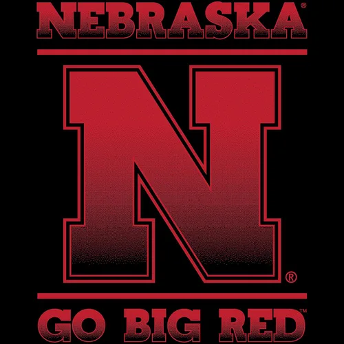 Miniatura 3 de CornBorn Nebraska Cornhuskers Tshirt - Huskers Shirt - Block N Fade Nebraska Shirt