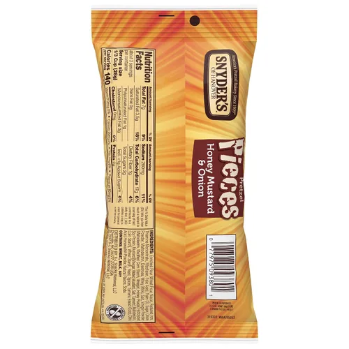 Miniatura 6 de Snyder's of Hanover Piezas de pretzel, miel mostaza y cebolla, 3.25 oz, 6