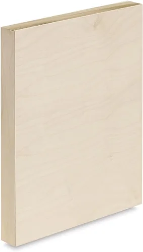 Panel de pintura acunado de caballete americano de 12 pulgadas por 12 pulgadas por 1 5/8 pulgadas de profundidad