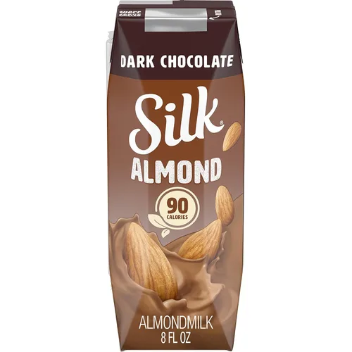 Silk Leche de almendras original orgánica, 8 onzas líquidas (paquete de 18)