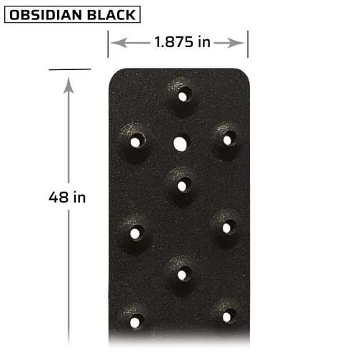 Miniatura 2 de Peldaños Antideslizantes para Rampa y Cubierta, Negro Obsidiana (1), Fijación con Tornillos, Permanente, Resistente a la Intemperie, Protección