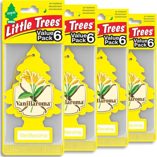 Miniatura 12 de Little Trees - Ambientador de árbol colgante que proporciona un aroma de larga duración para tu hogar o tu auto. Aroma Bayside Breeze, 24