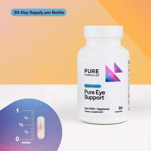 Miniatura 4 de PureFormulas Pure Eye Support Suplemento de luteína y zeaxantina - 90 cápsulas vegetarianas