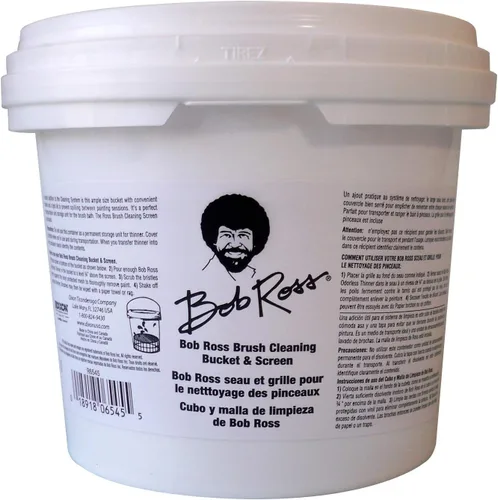 Miniatura 2 de Bob Ross R6545 Cubeta con rejilla para limpiar brochas