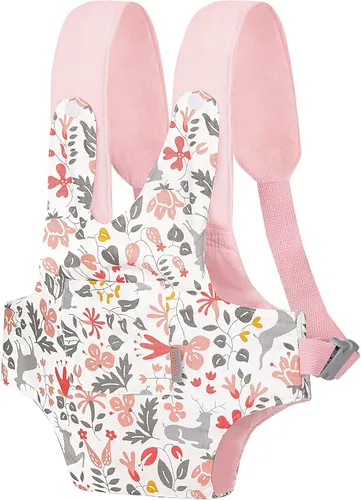 Miniatura 10 de GAGAKU Portabebés de juguete para muñecas Accesorio de muñeca Portador de animales de peluche para niños con correas ajustables - Gris - Ciervo