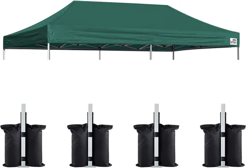 Miniatura 62 de Eurmax USA toldo desplegable de repuesto, cubierta superior para tienda de campaña, armado instantáneo, solo la cubierta superior, 4 bolsas