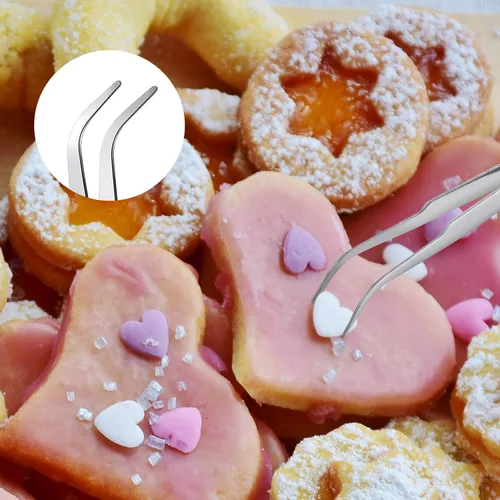Miniatura 3 de El juego de 15 herramientas de decoración de pasteles incluye pinceles de decoración de galletas, agujas para remover galletas, agujas para remover