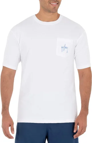 Miniatura 2 de Guy Harvey Billfish Collection - Camiseta de manga corta con bolsillo para hombre, PARENT