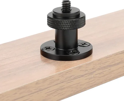 Miniatura 3 de CAMVATE 1/4"-20 - Soporte de tornillo de rosca macho con montaje en pared/mesa de forma redonda