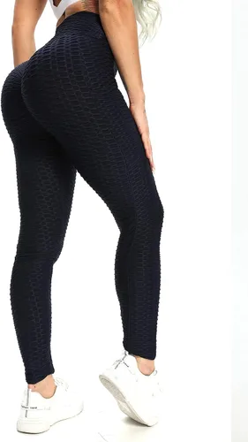Miniatura 128 de SEASUM - Pantalones de yoga de cintura alta para mujer, con control de abdomen y realce de glúteos, leggings favorecedores para entrenar y correr