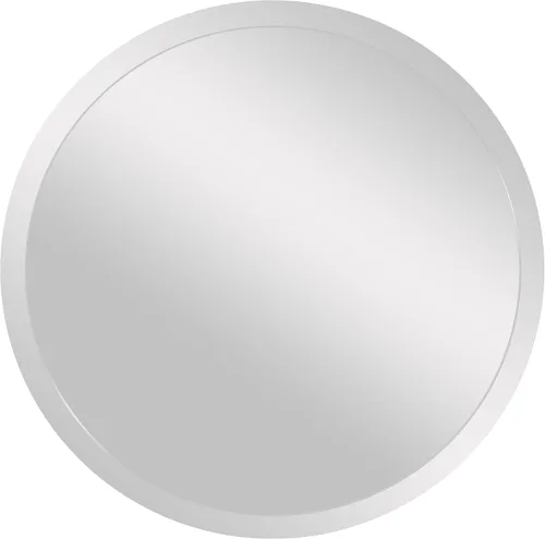 Spancraft Espejo de pared redondo sin marco de 42 pulgadas, espejo de tocador de baño