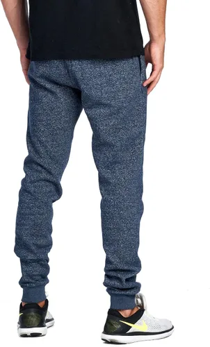 Miniatura 3 de PROGO USA Pantalones deportivos básicos de forro polar jaspeado para hombre, cintura elástica