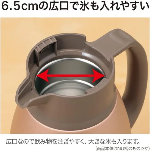 Miniatura 3 de Zojirushi SH-HC10BM - Jarra al vacío de acero inoxidable, 1 litro, negro mate