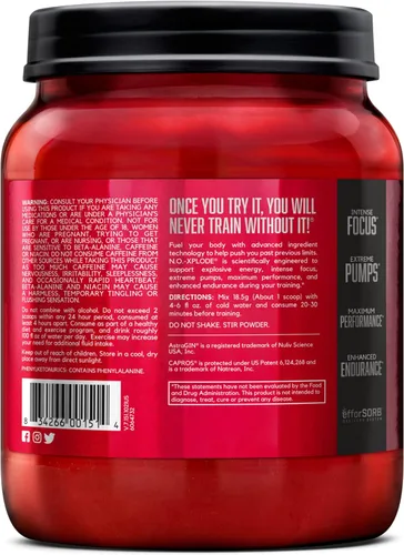 Miniatura 7 de Suplemento previo al entrenamiento BSN NO-Xplode., 1062831, 1, 1