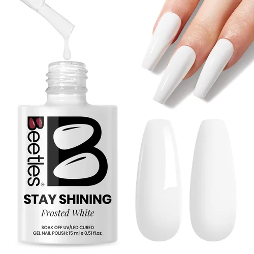 Miniatura 14 de Beetles - Esmalte de uñas de gel verde luminoso que brilla en la oscuridad, esmalte de uñas de gel que se absorbe con lámpara LED UV, arte de uñas