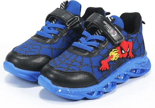 Miniatura 3 de Zapatillas iluminadas LED de dibujos animados para deportes al aire libre y correr con diseño transpirable