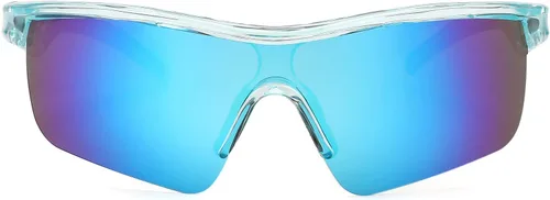 Miniatura 3 de FEISEDY Gafas de sol polarizadas de béisbol para niños y adolescentes, marco TR90 para niños y niñas, ciclismo B2454
