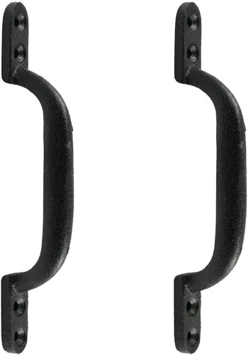 Miniatura 22 de Renovators Supply Pomo Negro para Gabinete de 4.5 pulgadas Estilo Jaula de Pájaros Tiradores para Cajones
