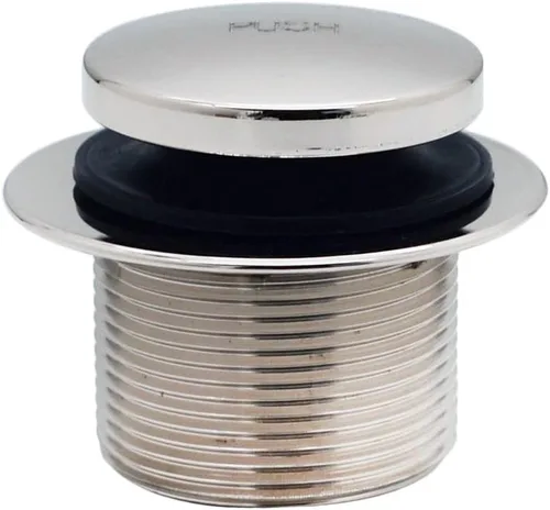 Miniatura 11 de Westbrass 593244-26 Kit de drenaje de residuos de baño con punta tubular blanca de 1-1/2 pulgadas, cromo pulido