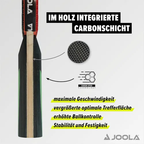 Miniatura 2 de Juego de tenis de mesa JOOLA T-bat Mega Carbon