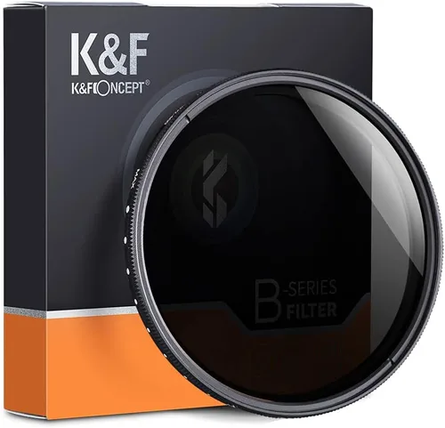 K&F Concept Filtro ND2-ND400 (1-9 Stop) de 1.594 in, filtro ND variable (densidad eutral), revestimiento ultradelgado/nano, para lente de cámara +