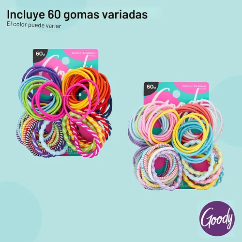 Miniatura 5 de Goody Elásticos Ouchless para niñas, 0.08 pulgadas, 72