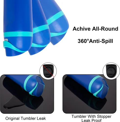 Miniatura 2 de 4 tapones de repuesto para Owala de 19/24/32/40 onzas, junta de tapa superior de botella compatible con Owala FreeSip junta de tapón de botella