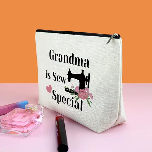 Miniatura 3 de Regalo para el día de la madre para mujeres, regalo de abuela, bolsa de maquillaje de costura, regalos para amantes de la costura, bolsa